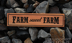 farm sweet farm macrocarpa sign 500 x 140